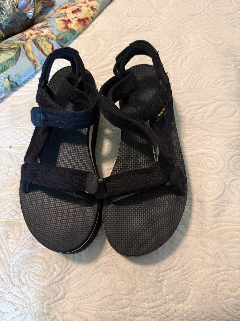 Woman’s Black Outdoor Sandals - Lightweight Adjustable Straps